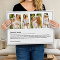 Mother's Day Sign She Loved Us Unconditionally by Tailored Canvases