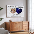 Mother's Day Sign The Night You Became My Mommy by Tailored Canvases