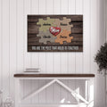 Mother's Day Sign The Piece That Holds Us Together II by Tailored Canvases