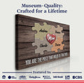 Mother's Day Sign The Piece That Holds Us Together II by Tailored Canvases