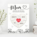 Mother's Day Sign The Piece That Holds Us Together III by Tailored Canvases