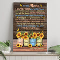 Mother's Day Sign To Me You Are My World by Tailored Canvases
