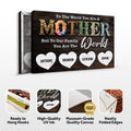 Mother's Day Sign To Our Family You Are The World by Tailored Canvases