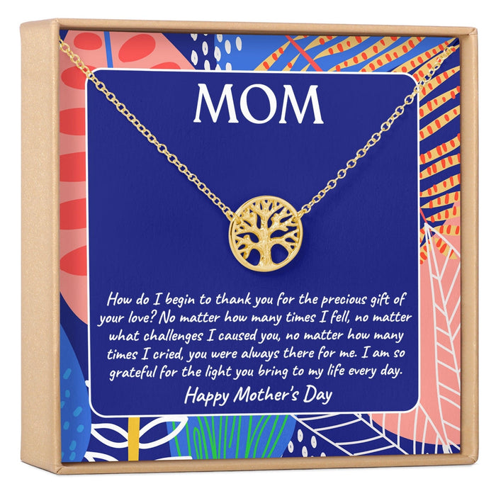 Mother's Day Tree of Life Necklace by Dear Ava