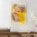 Mother's Day Watercolor Sign Mother and Child by Tailored Canvases