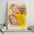 Mother's Day Watercolor Sign Mother and Child by Tailored Canvases