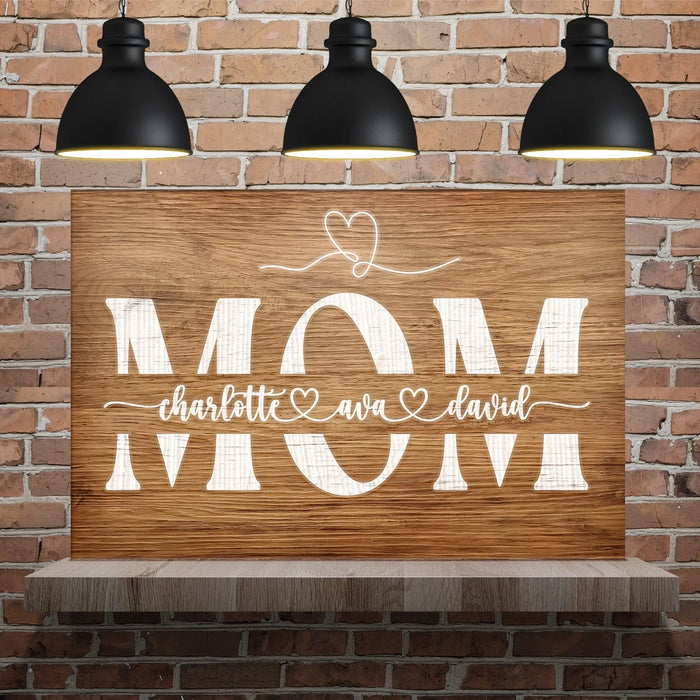 Mother's Day Wood Sign by Tailored Canvases