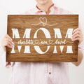 Mother's Day Wood Sign by Tailored Canvases