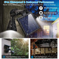 Motion Sensor Spotlights 2000lm Security Lights with Dual Head 360 Degree Rotatable by DailySale