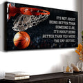 Motivation Basketball Wall Art by Tailored Canvases