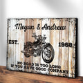 Motorcycle Wood Sign by Tailored Canvases
