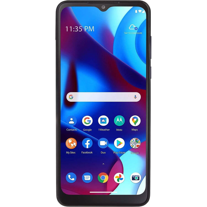 Motorola Moto G Pure Tracfone 32GB Blue - Prepaid Smartphone (Locked) (Refurbished) by DailySale