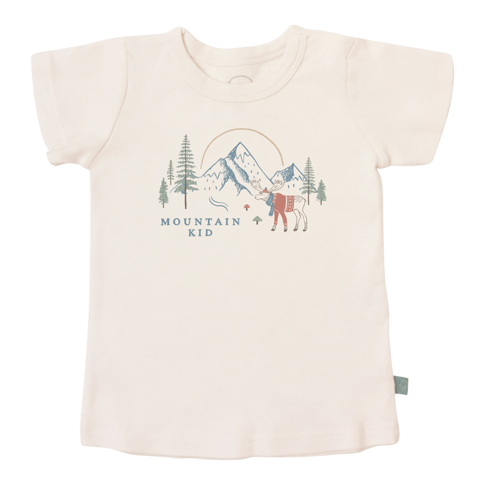 graphic tee | mountain kid by Finn + Emma