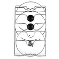 Mounted Pot Lid Rack Pot Cover Organizer by DailySale