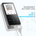 MP3 Player with 2.4in Screen Bluetooth 4.1/16GB/T01 Black by DailySale