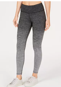 Ideology Gradient Ankle Leggings, Black / White Ombre by Vanessa Jane