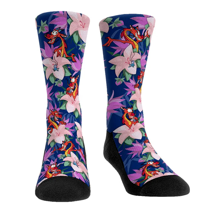 Mulan - Sidekick Floral by Rock 'Em Socks