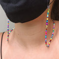Multi-Color Face Mask Holder Beads Chain by DailySale