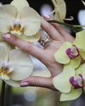 Multi Color Gold-Plated Statement Ring by Fine Color Jewels
