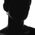 Multi Color Graduated Crystal Inside Out Hoops by DailySale