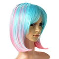 Multi-Color Ombre Short Bob Wig by DailySale