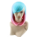 Multi-Color Ombre Short Bob Wig by DailySale
