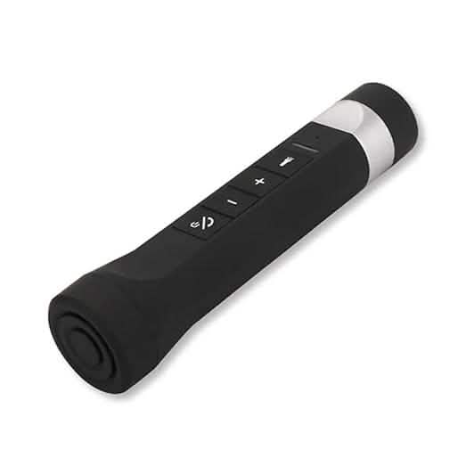 Multi-Function Bike Light Flashlight Bluetooth Speaker Handsfree Mic Support by DailySale
