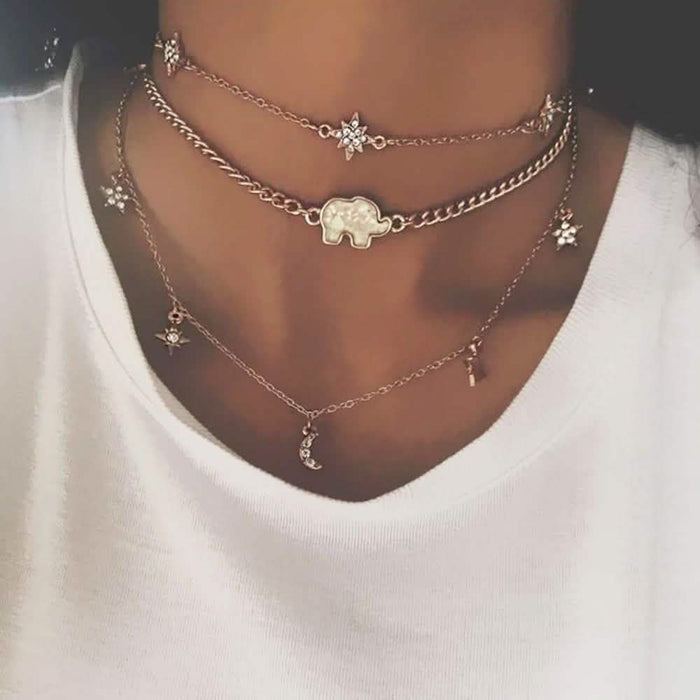 Multi-layer Necklace Clavicle Chain by DailySale