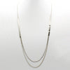 Multi-Layer Silver Bar Necklace
