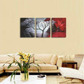 Multi-Panel Modern Abstract Paintings on Canvas Stretched on Wood by DailySale