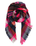 Multi Plaid Scarf by Boutique 23