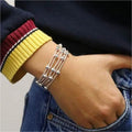 Multi Strand Beaded Snake Chain Bracelet by DailySale