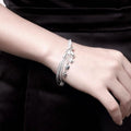 Multi Strand Heart Charm Bracelet by DailySale