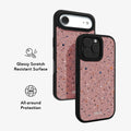 Rose Clay | Pink Paint Splatter iPhone Case by KELAB