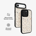 Ivory Haze | Ivory Paint Splatter iPhone Case by KELAB