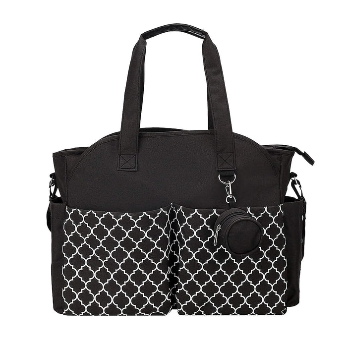 Multifunctional Diaper Changing Tote Bag with Adjustable Messenger Strap by DailySale