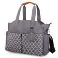 Multifunctional Diaper Changing Tote Bag with Adjustable Messenger Strap by DailySale