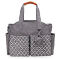 Multifunctional Diaper Changing Tote Bag with Adjustable Messenger Strap by DailySale