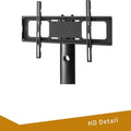 Multifunctional Tempered Glass Metal Frame Floor TV Stand by DailySale