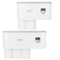 Multifunctional Wall Mount Toothbrush Holder Rack Organizer by DailySale