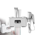 Multifunctional Wall Mount Toothbrush Organizer by DailySale
