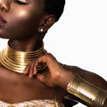 Multilayer African Choker by Duma Mbili LLC