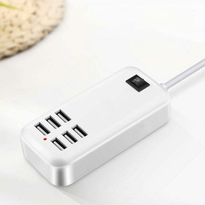 Multiport 6-USB US AC Wall Charger by DailySale