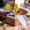 Multipurpose Stainless Steel Assistant Vegetable and Meat Slicer Holder by DailySale