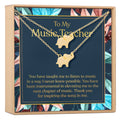 Music Teacher Necklace, Multiple Styles Jewelry by Dear Ava