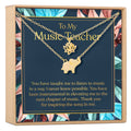 Music Teacher Necklace, Multiple Styles Jewelry by Dear Ava