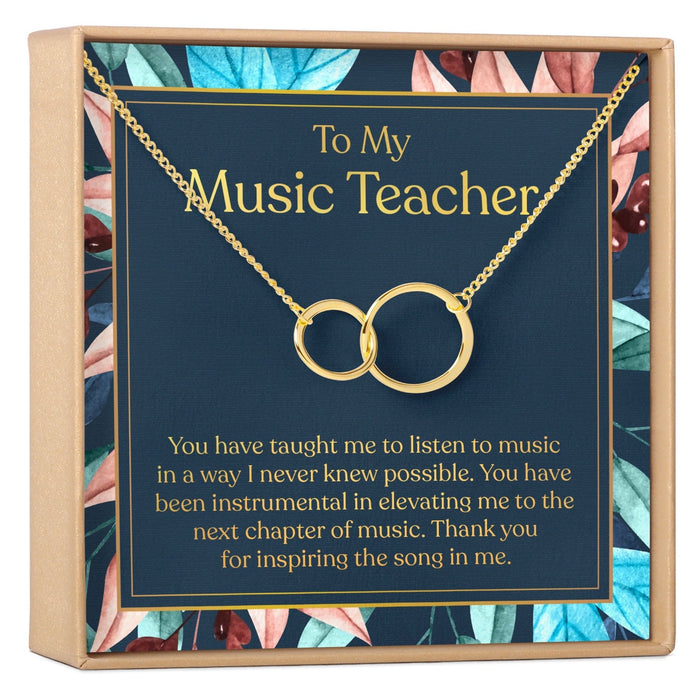 Music Teacher Necklace, Multiple Styles Jewelry by Dear Ava