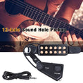 Music Tools 12-hole Acoustic Guitar Sound Hole Pickup Magnetic Transducer with Tone Volume Controller Audio Cable by DailySale