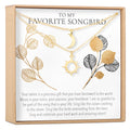 Musician Sun and Moon Pendants Necklace Set by Dear Ava