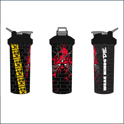 Mutant “Weak Minds Die” Shaker Cup, 28oz by PoorBoySupplements.com